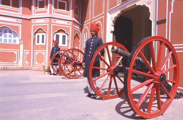 City Palace guards (Jaipur)