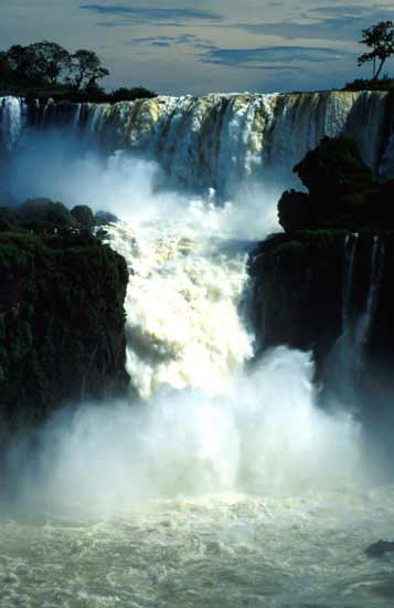 Wild water in Iguazu